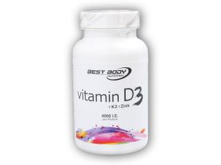 Best Body Nutrition Vitamin D3 + K2 + zinc 80 tablet + DÁREK ZDARMA