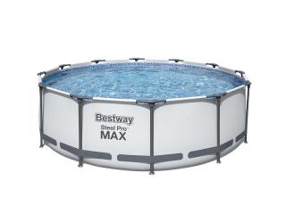 Bestway Bazén BESTWAY STEEL PRO MAX 366x100 cm + pří.  + šťavnatá tyčinka ZDARMA + DÁREK ZDARMA
