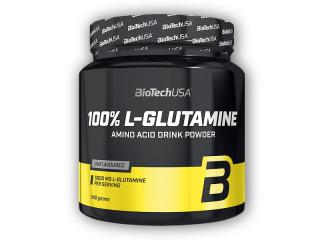 BioTech USA 100% L-glutamine 240g + DÁREK ZDARMA