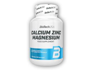 BioTech USA Calcium Zinc Magnesium 100 tablet + DÁREK ZDARMA