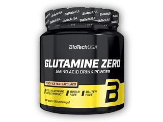 BioTech USA Glutamine Zero 300g Varianta: broskvový ledový čaj + DÁREK ZDARMA