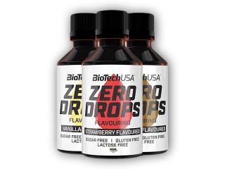 BioTech USA Zero Drops 50ml Varianta: kokosový makaron + DÁREK ZDARMA