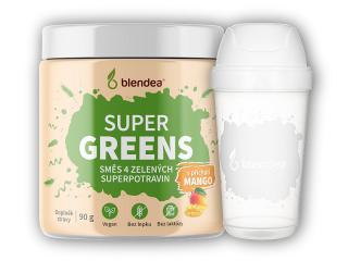 Blendea Blendea Supergreens 90g + MINI Shaker 300ml Varianta: broskev + DÁREK ZDARMA