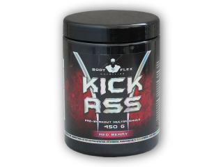 Bodyflex Kick Ass pre workout 450g  + šťavnatá tyčinka ZDARMA Varianta: blue raspberry + DÁREK ZDARMA