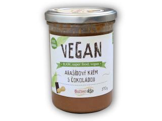 Božské oříšky Vegan arašídový krém s čokoládou 390g + DÁREK ZDARMA