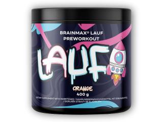 BrainMax Lauf Preworkout s kofeinem 400g  + šťavnatá tyčinka ZDARMA Varianta: červený pomeranč + DÁREK ZDARMA