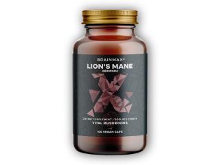BrainMax Lion\'s Mane (Hericium) extrakt 500mg 100 rostlinných kapslí  + šťavnatá tyčinka ZDARMA + DÁREK ZDARMA