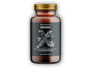 BrainMax Reishi extrakt 500mg 100 rostlinných kapslí  + šťavnatá tyčinka ZDARMA + DÁREK ZDARMA