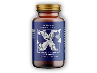 BrainMax Vitamin D3&K2 D3 5000IU/K2-MK7 150mcg 100 kapslí  + šťavnatá tyčinka ZDARMA + DÁREK ZDARMA