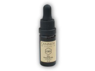 Cannor CBD konopný olej celospektrální 15% 10ml  + šťavnatá tyčinka ZDARMA + DÁREK ZDARMA