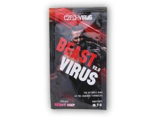 Czech Virus BEAST VIRUS V2.0 16.7g Varianta: kyselé jablko a malina + DÁREK ZDARMA
