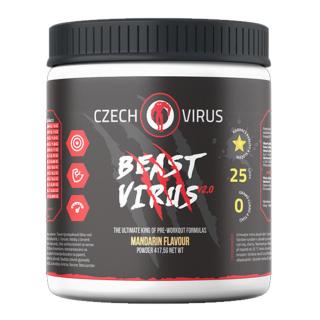 Czech Virus BEAST VIRUS V2.0 417,5g  + šťavnatá tyčinka ZDARMA Varianta: růžový grep + DÁREK ZDARMA