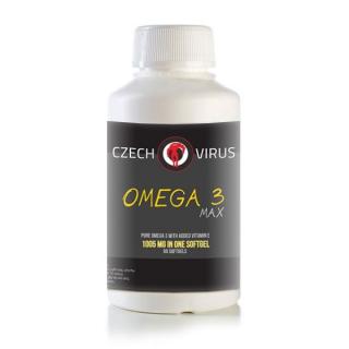 Czech Virus Omega 3 Max 1000mg 90 kapslí + DÁREK ZDARMA