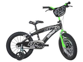 Dino bikes Dětské kolo Dino BMX 165 černé 16 palců  + šťavnatá tyčinka ZDARMA + DÁREK ZDARMA