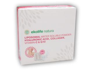 Ekolife Natura Liposomal Hyaluronic Acid, Collagen, Vitamin C 15 x 6.5g  + šťavnatá tyčinka ZDARMA + DÁREK ZDARMA