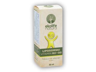 Ekolife Natura Liposomal Vitamin K2+D3 60ml + DÁREK ZDARMA