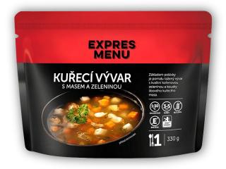 Expres Menu Kuřecí vývar se zeleninou 330g + DÁREK ZDARMA