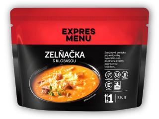 Expres Menu Zelná polévka s klobásou 330g + DÁREK ZDARMA