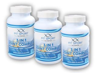 FitSport Nutrition 3x 3 in 1 Joint Complex 120 tablet  + šťavnatá tyčinka ZDARMA + DÁREK ZDARMA