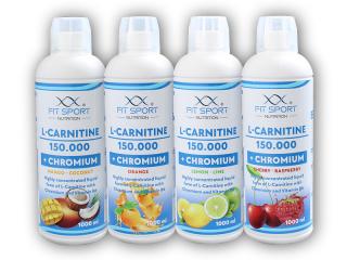 FitSport Nutrition L-Carnitine 150000 + Chromium 1000ml Varianta: cherry raspberry + DÁREK ZDARMA
