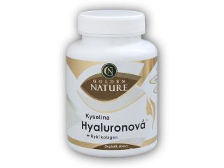 Golden Natur Kyselina Hyaluronová + Rybí kolagen + Vitamin C 100 kapslí  + šťavnatá tyčinka ZDARMA + DÁREK ZDARMA