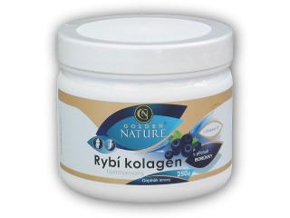 Golden Natur Rybí kolagen + vitamín C 250g  + šťavnatá tyčinka ZDARMA Varianta: jablko + DÁREK ZDARMA