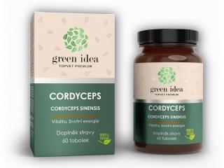 Green Idea Cordyceps 350mg 60 tobolek + DÁREK ZDARMA