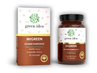 Green Idea Migreen - bolest hlavy 90 tobolek + DÁREK ZDARMA