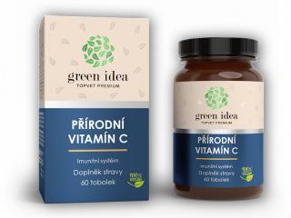Green Idea Přírodní vitamín C vegan 282mg 60 tobolek + DÁREK ZDARMA
