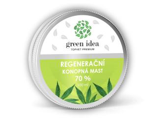 Green Idea Regenerační konopná mast 70% 100ml + DÁREK ZDARMA