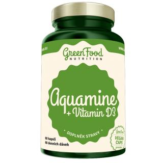 GreenFood Nutrition Aquamin + vitamin D3 60 kapslí + DÁREK ZDARMA