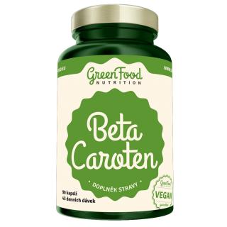 GreenFood Nutrition Beta Caroten 90 kapslí + DÁREK ZDARMA