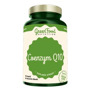 GreenFood Nutrition Coenzym Q10 60 vegan kapslí + DÁREK ZDARMA