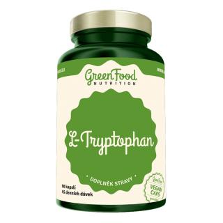GreenFood Nutrition L-Tryptophan + B6 90 vegan kapslí + DÁREK ZDARMA