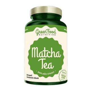 GreenFood Nutrition Matcha Tea 60 vegan kapslí + DÁREK ZDARMA