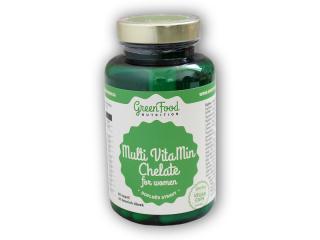 GreenFood Nutrition Multi vitamin chelate for women 60 kapslí + DÁREK ZDARMA