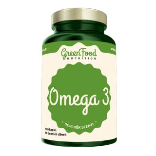 GreenFood Nutrition Omega 3 120 kapslí + DÁREK ZDARMA