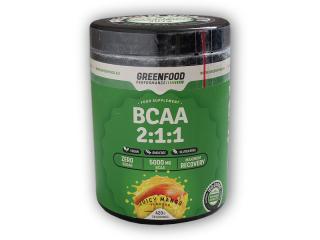 GreenFood Nutrition Performance BCAA 2:1:1 420g  + šťavnatá tyčinka ZDARMA Varianta: tangerine juice + DÁREK ZDARMA