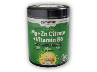GreenFood Nutrition Performance MG+Zn+B6 citrate 420g Varianta: malinový juice + DÁREK ZDARMA
