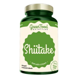 GreenFood Nutrition Shiitake 90 vegan kapslí + DÁREK ZDARMA