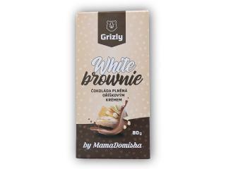 Grizly by @mamadomisha Bílá čokoláda White Brownie 80g + DÁREK ZDARMA