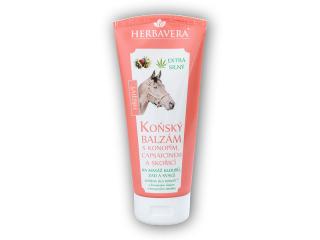 Herbavera Koňský Balzám s konopím a skořicí 200ml + DÁREK ZDARMA
