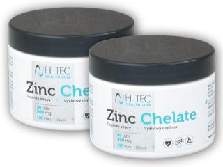 Hi Tec Nutrition 2x Health Line Zinc Chelate 500mg 90 tablet + DÁREK ZDARMA