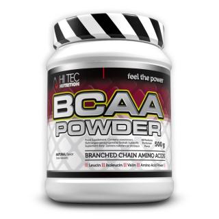 Hi Tec Nutrition BCAA powder 500g  + šťavnatá tyčinka ZDARMA Varianta: višeň + DÁREK ZDARMA