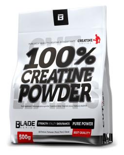Hi Tec Nutrition BS Blade 100% Creatine Powder 500g  + šťavnatá tyčinka ZDARMA + DÁREK ZDARMA