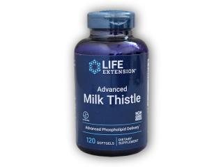 Life Extension Advanced milk thistle 120 kapslí  + šťavnatá tyčinka ZDARMA + DÁREK ZDARMA