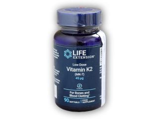 Life Extension Low Dose Vitamin K2 90 kapslí  + šťavnatá tyčinka ZDARMA + DÁREK ZDARMA