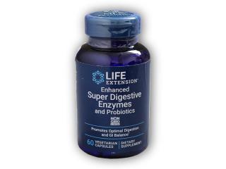 Life Extension Super Digestive Enzymes with Probiotic 60 cps  + šťavnatá tyčinka ZDARMA + DÁREK ZDARMA