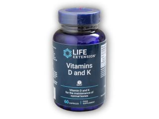 Life Extension Vitamins D and K 60 kapslí  + šťavnatá tyčinka ZDARMA + DÁREK ZDARMA