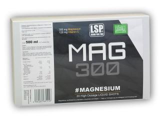 LSP Nutrition Magnesium liquid 20 ampulí á 25ml  + šťavnatá tyčinka ZDARMA + DÁREK ZDARMA